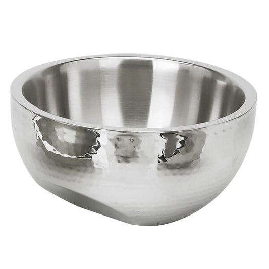 Eastern Tabletop 7210 115 oz. Hammered Dual Serving Bowl – item 3117210