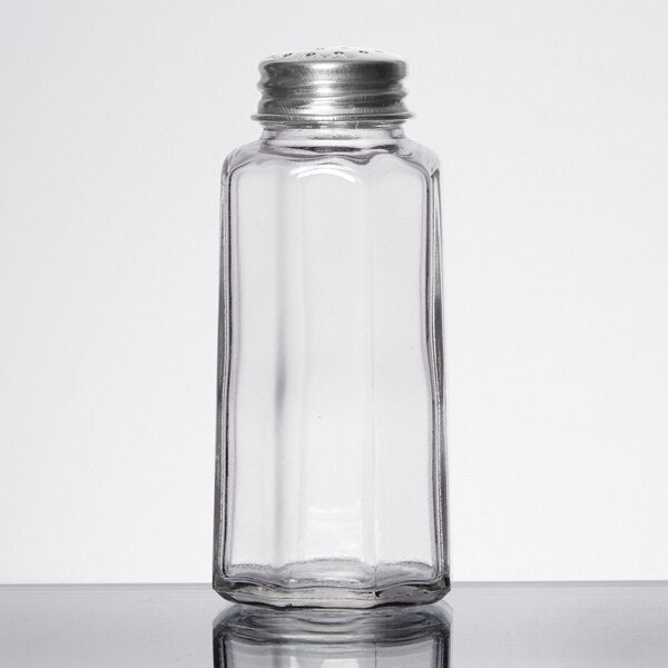 Tablecraft 157S&P 2 oz. Flat Paneled Salt & Pepper Shaker – item 407153SP