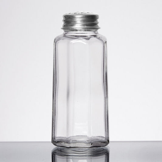 Tablecraft 157S&P 2 oz. Flat Paneled Salt & Pepper Shaker – item 407153SP