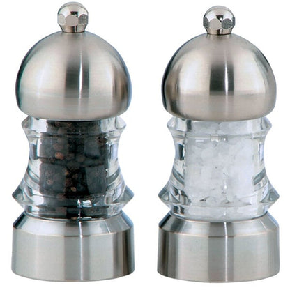 Chef Specialties 01572 3 1/2" Metro Salt and Pepper Mill Set – item 58201572MAS