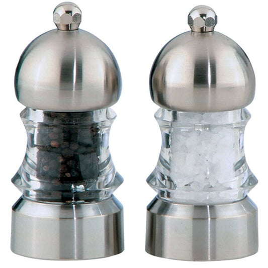 Chef Specialties 01572 3 1/2" Metro Salt and Pepper Mill Set – item 58201572MAS