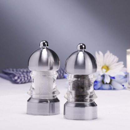 Chef Specialties 01572 3 1/2" Metro Salt and Pepper Mill Set – item 58201572MAS image 2