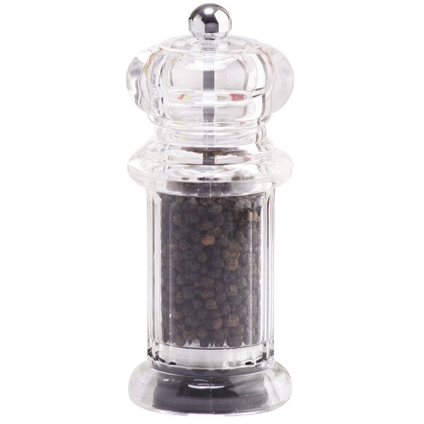 Chef Specialties 01751 Citation 5 1/2" Acrylic Pepper Mill – item 58201751AC