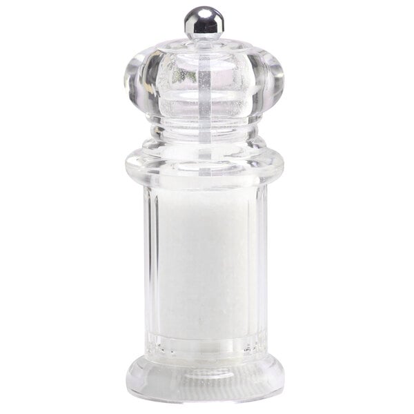 Chef Specialties 01752 Citation 5 1/2" Acrylic Salt Mill – item 58201752AC