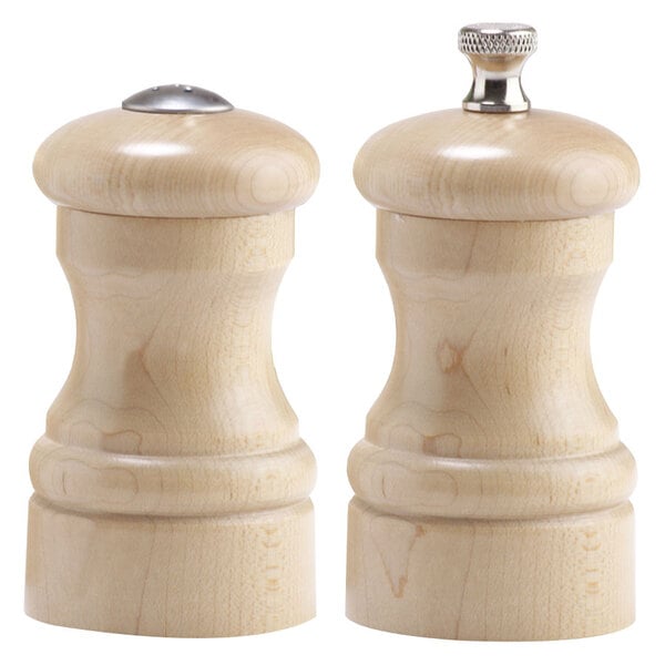 Customizable3 FinishesChef Pepper Mill and Salt Shaker – item 58204300SNAT