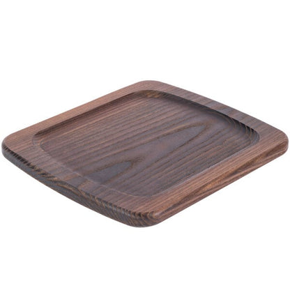 American Metalcraft 12" x 10" Rimmed Ash Wood Serving Board – item 124AWB1210 image 2