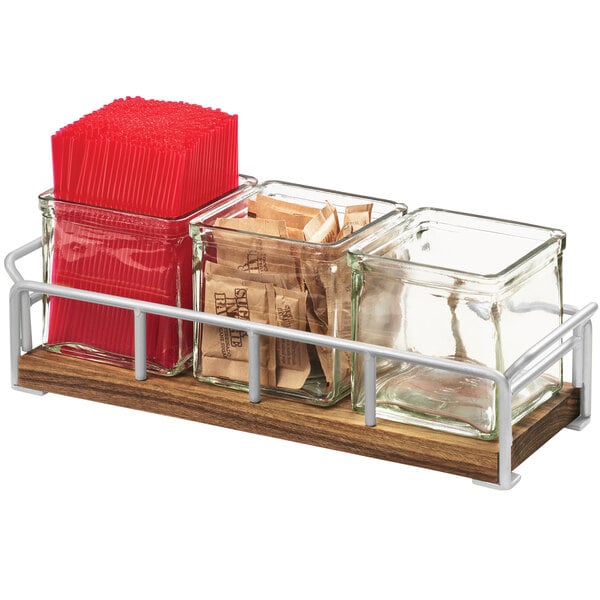 Mid-Century 13 1/2" x 4 1/2" Condiment Organizer w/ Frame – item 211371449