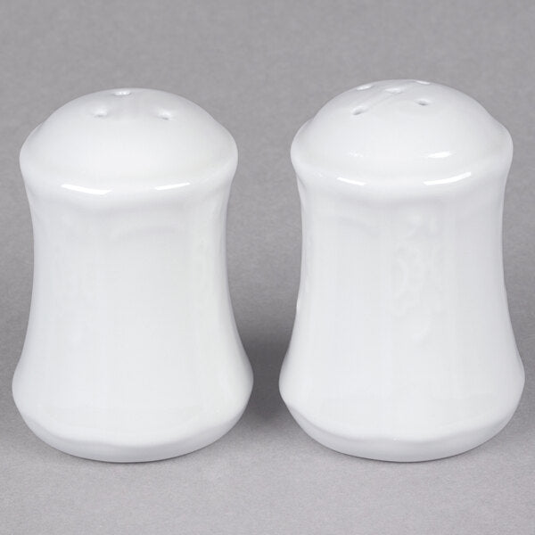 Tuxton CHL-030 Chicago 3" Bright China Salt & Pepper – item 303CHL030