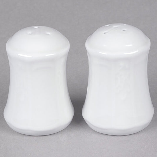 Tuxton CHL-030 Chicago 3" Bright China Salt & Pepper – item 303CHL030