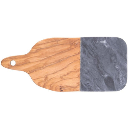 American Metalcraft 6" x 3 1/2" Olive Wood Serving Board – item 124OWBB8 image 2