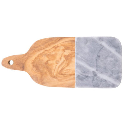 American Metalcraft 6" x 3 1/2" Olive Wood Serving Board – item 124OWBG8 image 2