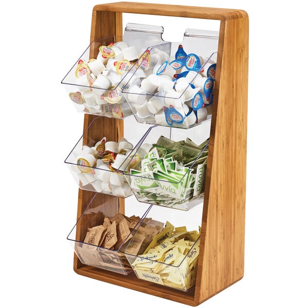 Bamboo w/ Removable Compartments - 13 Condiment Organizer – item 2113569660