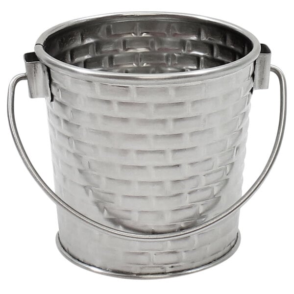 Tablecraft GTSS33 Brickhouse 9 oz. Serving Pail Bowl – item 808GTSS33
