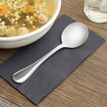 Libbey 407 004 Calais 7 7/8" X-Heavy Round Soup Spoon – item 959407004 image 2