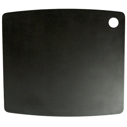 Elite 14" x 12 1/2" Black Melamine / Bamboo Serving Board – item 330ECO14125R