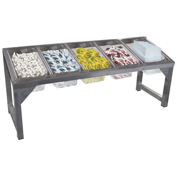 Advance Tabco CDR-5 5 Compartment Condiment Organizer – item 109CDR5