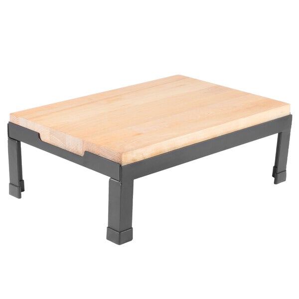 Tablecraft 18 1/2" x 12 1/2" Riser w/ Black Cutting Board – item 808BBR18126