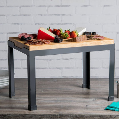 Tablecraft 18 1/2" x 12 1/2" Riser w/ Black Cutting Board – item 808BBR181212 image 2