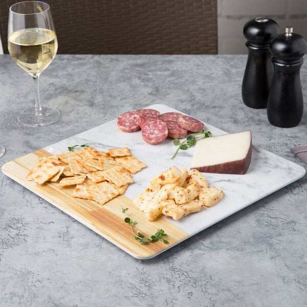 Elite Global Solutions Sierra 13" Faux Alder Serving Board – item 330M13MAWC