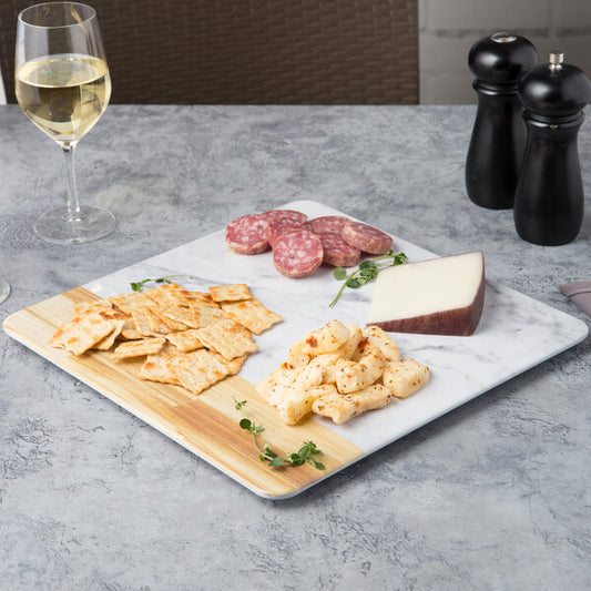 Elite Global Solutions Sierra 13" Faux Alder Serving Board – item 330M13MAWC
