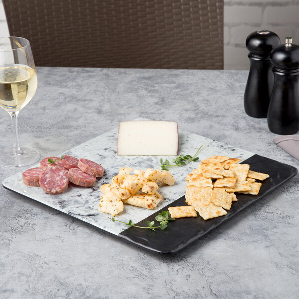 Elite Global Solutions Horizon Slate 13" Faux Serving Board – item 330M13SMBH