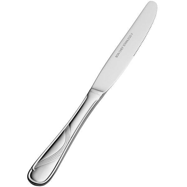 Bon Chef S2218 Wave 8" Dessert Knife – item 201S2218