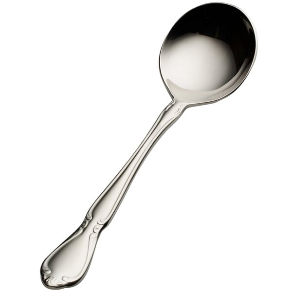 Bon Chef S1801 Queen Anne 6 1/4" Bouillon Spoon – item 201S1801