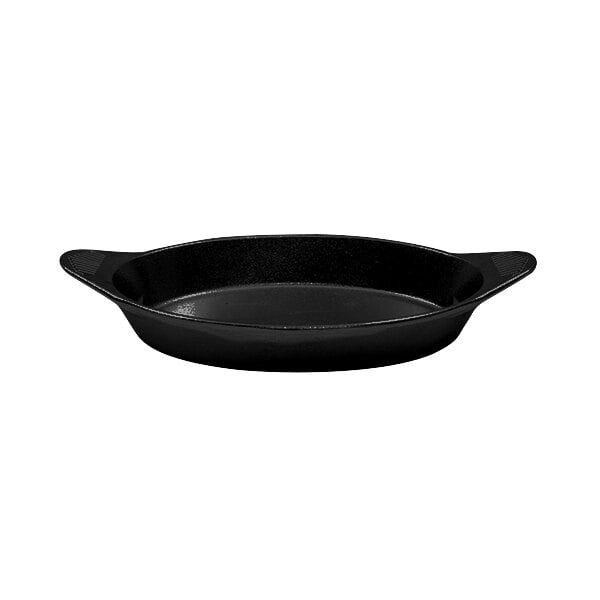 Tablecraft CW1725BK 16 oz. Black Cast Aluminum Serving Bowl – item 8081725BK