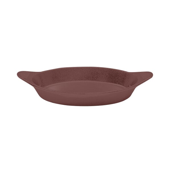 Tablecraft CW1725BR 16 oz. Brown Cast Aluminum Serving Bowl – item 8081725BR