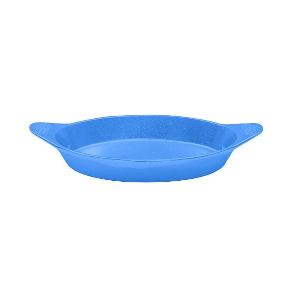 Tablecraft CW1725CBL 16 oz. Cobalt Blue Cast Serving Bowl – item 8081725CBL