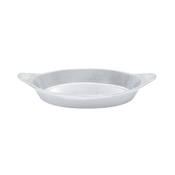 Tablecraft CW1725GY 16 oz. Gray Cast Aluminum Serving Bowl – item 8081725GY