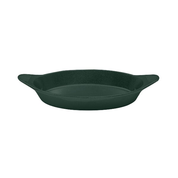 Tablecraft CW1725HGN 16 oz. Hunter Green Cast Serving Bowl – item 8081725HGN