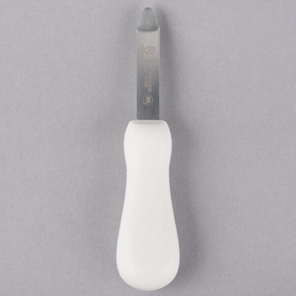 Mercer Culinary Oyster Knife w/ White Textured Poly Handle – item 470M33027