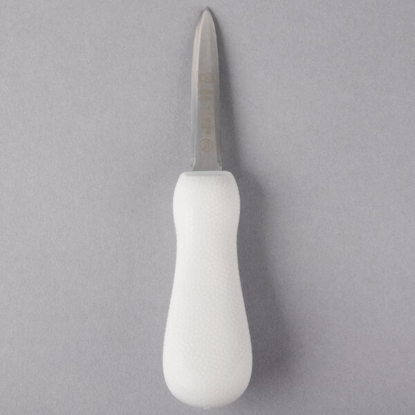 Mercer Culinary Oyster Knife w/ White Textured Poly Handle – item 470M33028