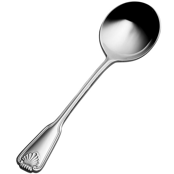 Bon Chef S2001 Shell 6 5/16" Bouillon Spoon – item 201S2001