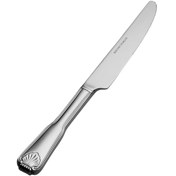 Bon Chef S2012 Shell 9 7/8" European Dinner Knife – item 201S2012