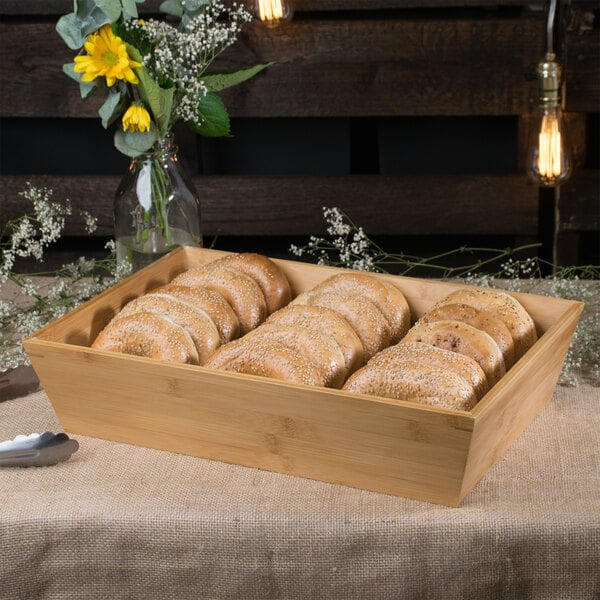 Clipper Mill by G.E.T. Bamboo Serving Tray - 18" x 12" x 4" – item 375BAMTRY02