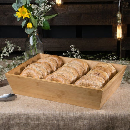 Clipper Mill by G.E.T. Bamboo Serving Tray - 18" x 12" x 4" – item 375BAMTRY02