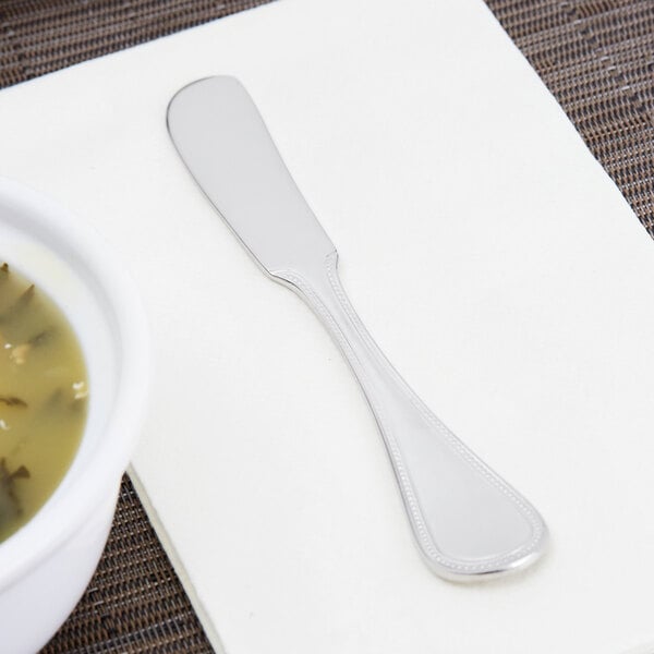 Libbey 407 053 Calais 6 5/8" X-Heavy Butter Spreader – item 959407053 image 2