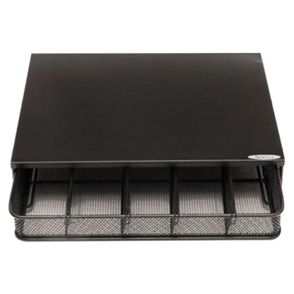 Safco 3274BL Black 1 Drawer Coffee Pod Condiment Organizer – item 5473274BL