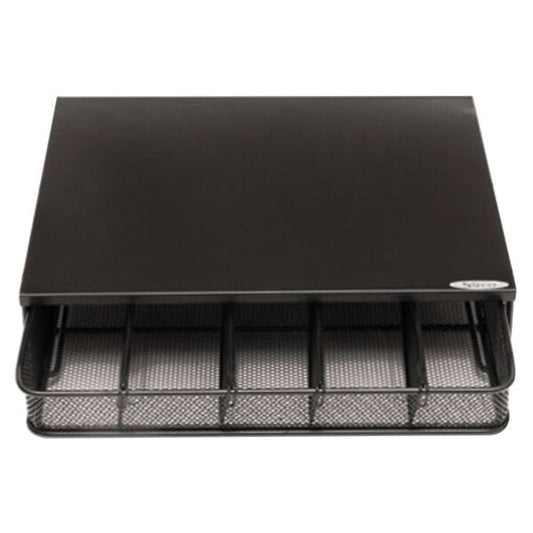 Safco 3274BL Black 1 Drawer Coffee Pod Condiment Organizer – item 5473274BL