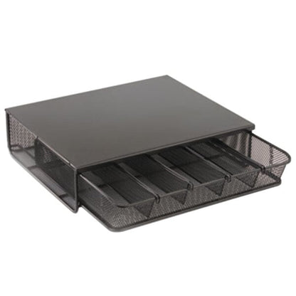 Safco 3274BL Black 1 Drawer Coffee Pod Condiment Organizer – item 5473274BL image 2