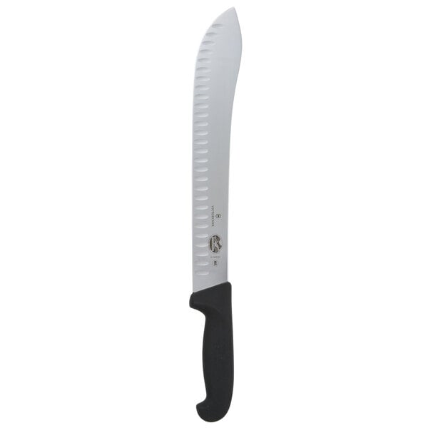 Victorinox Butcher Knife w/ Granton Edge & Fibrox Handle – item 35340636