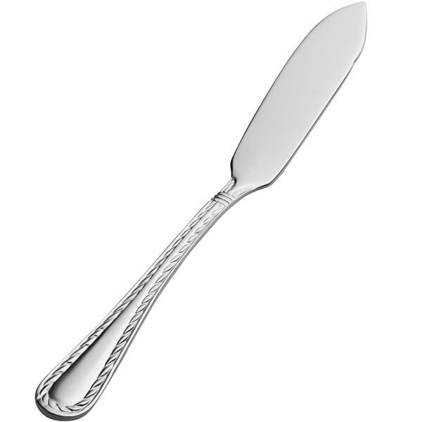 Bon Chef S413 Amore 6 3/4" Flat Handle Butter Spreader Knife – item 201S413