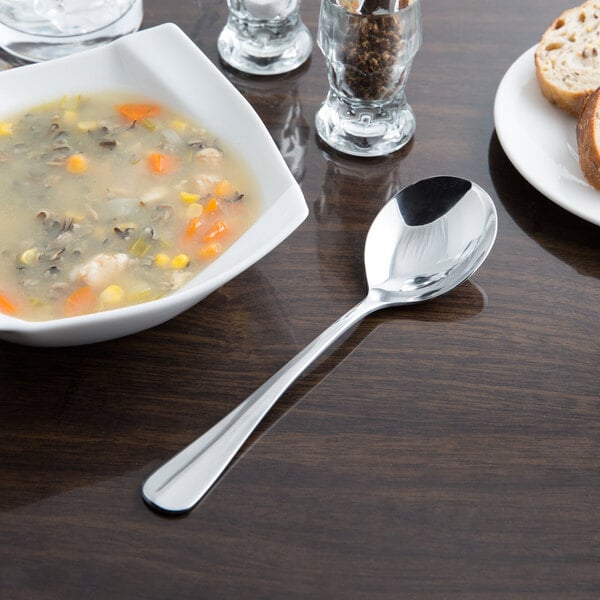 Libbey 213 004 Baguette 7 1/4" Heavy Round Soup Spoon – item 959213004 image 2