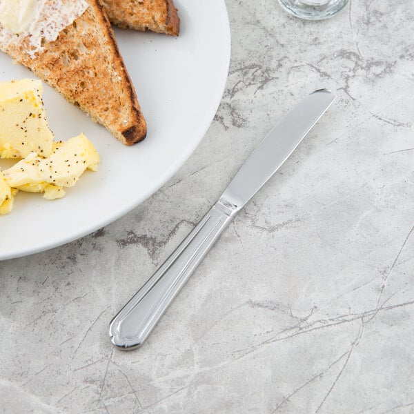 Libbey 256 554 Cortland 7" Heavy Plain Bread & Butter Knife – item 959256554 image 2