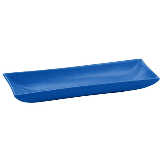 Tablecraft CW11046CBL 18" x 6" Cobalt Blue Serving Platter – item 80811046DBL