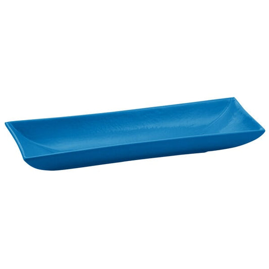 Tablecraft CW11046SBL 18" x 6" Sky Blue Serving Platter – item 80811046DSBL