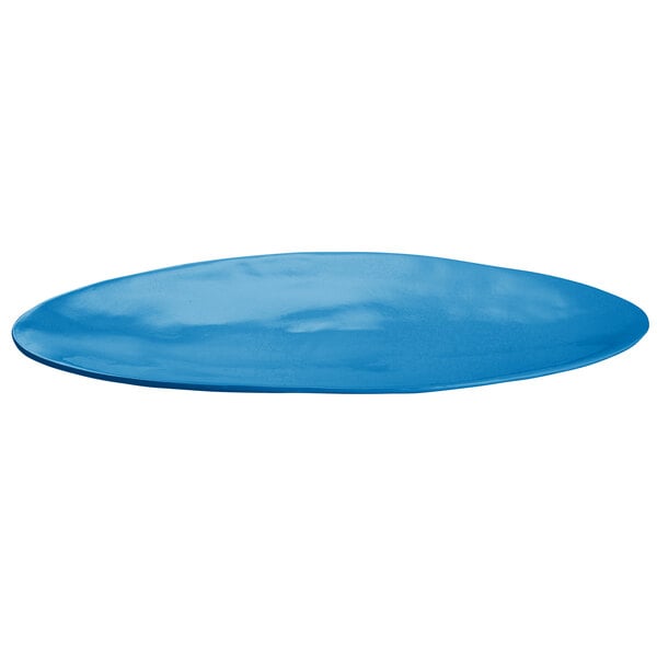 Tablecraft CW11068SBL 26" x 12" Sky Blue Serving Platter – item 80811068DSBL
