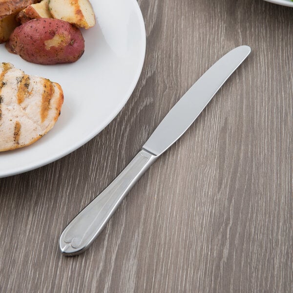 Libbey 239 5502 Antique 9 1/2" Heavy Fluted Dinner Knife – item 9592395502 image 2
